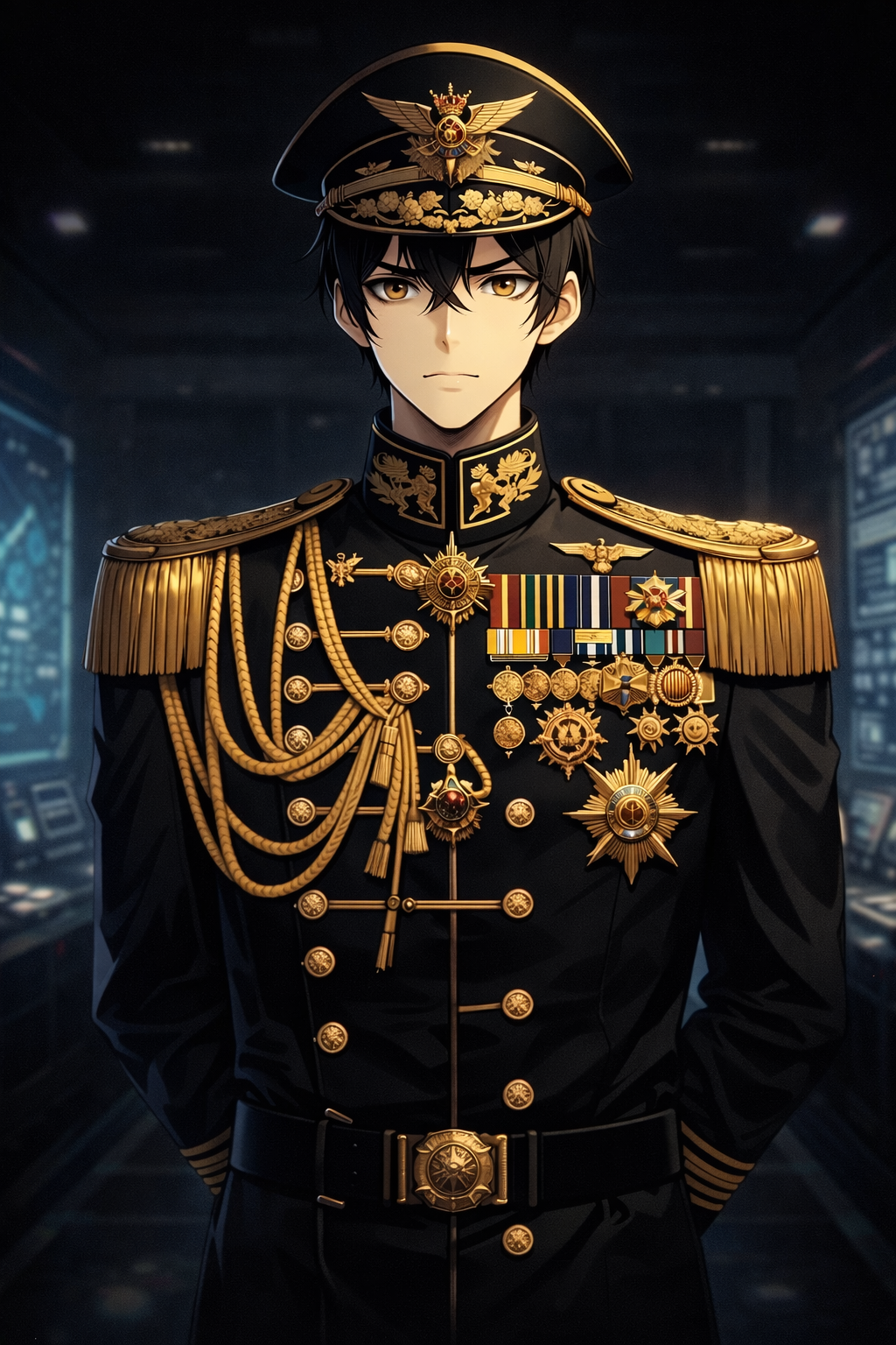 ジョン 指揮官ポーズ 基準ショット