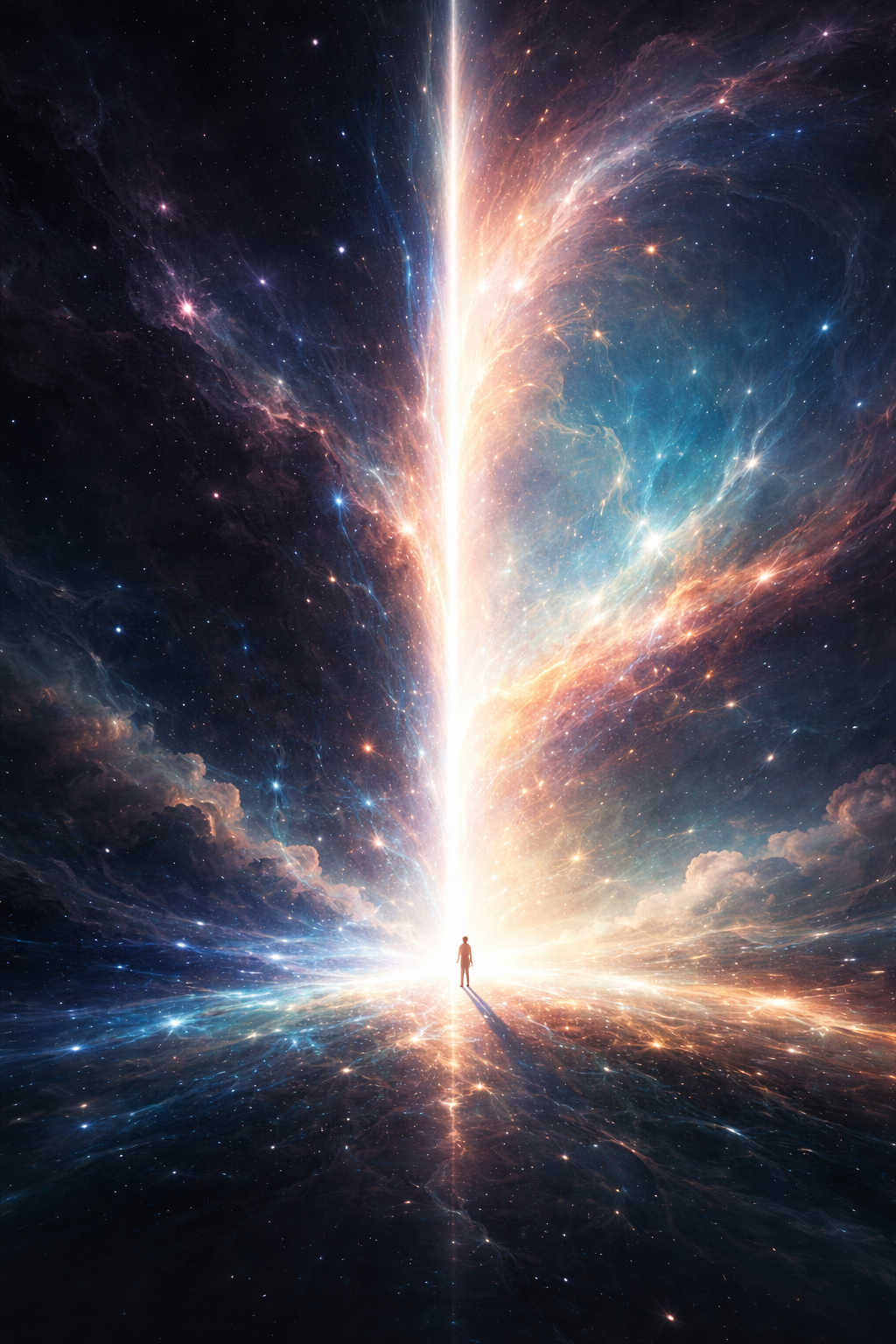 光の境界と孤独な存在